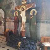 Icon “Crucifixion, Fresco”, Board, Fresco, Modern, Religious genre, 2020 - photo 1