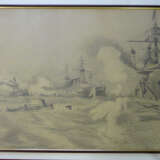 Kaiser Wilhelm II., Maritime Schlachtenszene mehrerer Kriegsschiffe - Foto 2