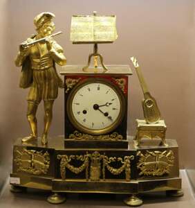 Uhr Kamin.Frankreich, XIX Jahrhundert.