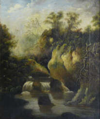 Englischer Künstler, Wasserfall in Yorkshire (?)