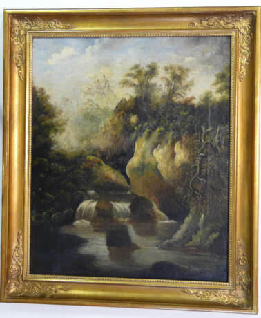 Englischer Künstler, Wasserfall in Yorkshire (?) - фото 2
