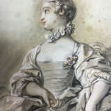 Französischer Künstler des 18. Jahrhunderts, Bildnis einer höfischen jungen Dame - фото 3