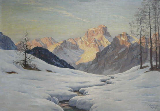 Erwin Kettemann, Die tief verschneite Granai - Alm in den Alpen (Achensee) - фото 1