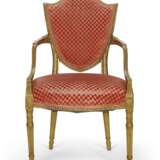 A PAIR OF GEORGE III GILTWOOD OPEN ARMCHAIRS - photo 6