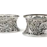 West & Sons. TWO SIMILAR VICTORIAN SILVER DISH RINGS - photo 1