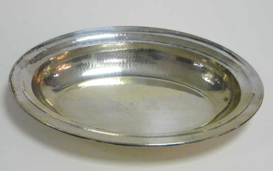 Ovale Silberschale - Foto 1