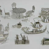 Großes Konvolut von Miniaturen (Silber, Versilbert) - Foto 1