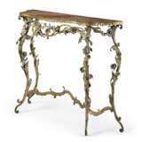 PAIR OF FRENCH POLYCHROME, PARCEL-GILT WROUGHT-IRON CONSOLES AND MIRRORS - photo 3