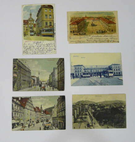 Zwei Alben historische Postkarten / Ganzsachen, überwiegend Bamberg - Foto 1