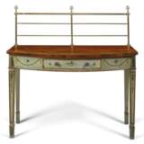 A LATE GEORGE III MAHOGANY, INDIAN ROSEWOOD AND POLYCHROME-PAINTED SIDEBOARD - фото 1