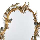 PAIR OF FRENCH POLYCHROME, PARCEL-GILT WROUGHT-IRON CONSOLES AND MIRRORS - photo 11
