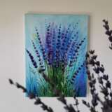 Gemälde „Der Lavendel im Garten“, Leinwand, Ölfarbe, 2020 - Foto 2
