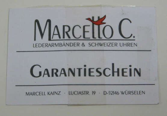 Schweizer Herrenarmbanduhr Marcello C. - фото 3