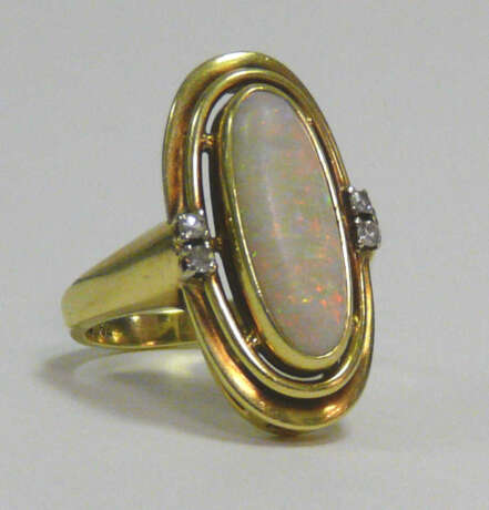 Gold - Opal - Ring - фото 1