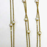 Goldkette mit Perlen - фото 1