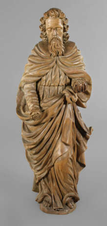 Große geschnitzte Heiligenfigur - Foto 1