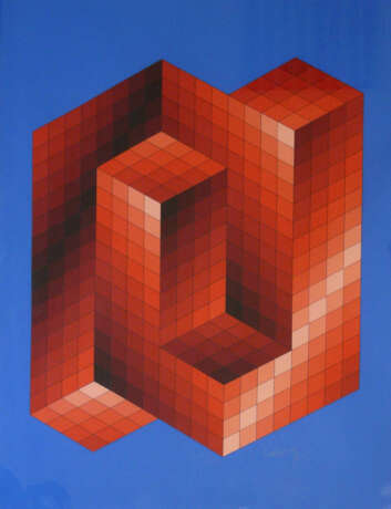 Victor Vasarely, Kinetische abstrakte Komposition - Op Art (Ex. - Nr. 24 von 25) - Foto 1