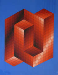Victor Vasarely, Kinetische abstrakte Komposition - Op Art (Ex. - Nr. 24 von 25)