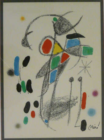 Joan Miro, Maravillas con variaciones acrosticas (Farb - Lithographie 1975) - Foto 1