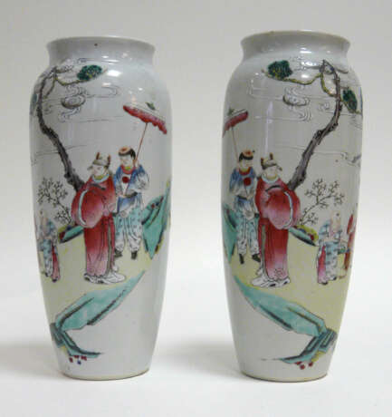 Paar chinesische Vasen - Foto 1