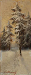 N. Obolenskyi, Winterliche Waldlandschaft