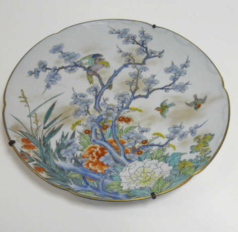 Große chinesische Porzellan - Platte - photo 1