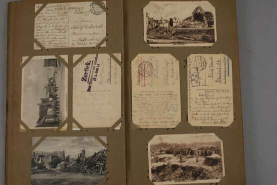 Zwei Alben Feldpost und Fotografien 1. Weltkrieg - фото 3