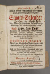 Staatskalender Braunschweig 1769