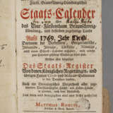 Staatskalender Braunschweig 1769 - фото 1