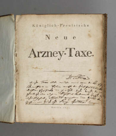 Königlich-Preußische Neue Arzney-Taxe - photo 1