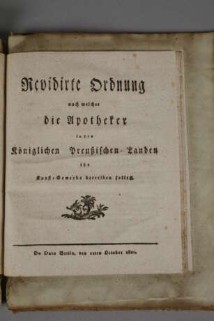 Königlich-Preußische Neue Arzney-Taxe - Foto 5