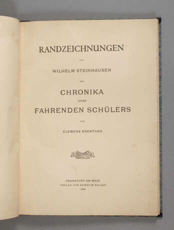 Randzeichnungen von Wilhelm Steinhausen - photo 1