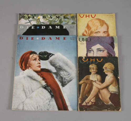 Konvolut Zeitschriften "Uhu" und "Die Dame" - Foto 1