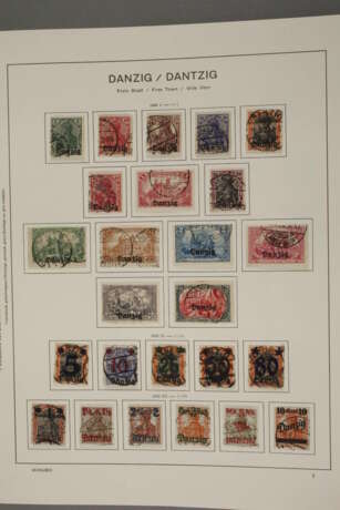 Briefmarkenalbum Besetzte Gebiete Memel/Danzig/Saargebiet - Foto 6