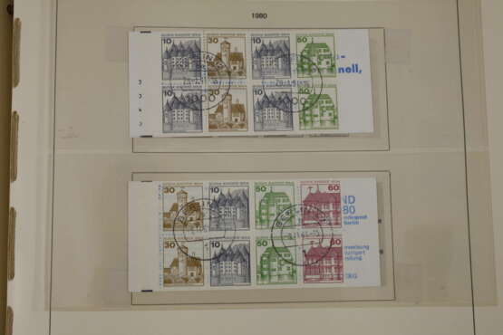 Briefmarkenalbum Westberlin 1948–1990 komplett gestempelt - Foto 2