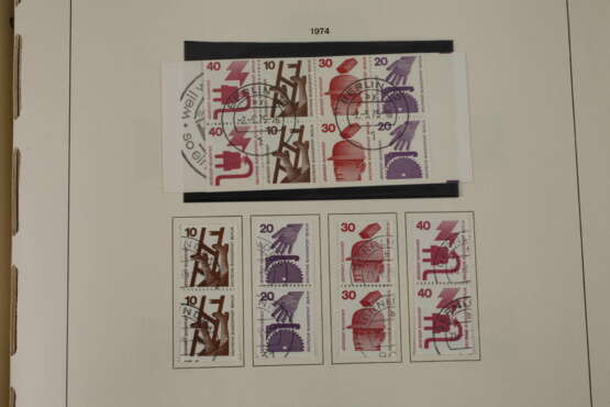Briefmarkenalbum Westberlin 1948–1990 komplett gestempelt - фото 3