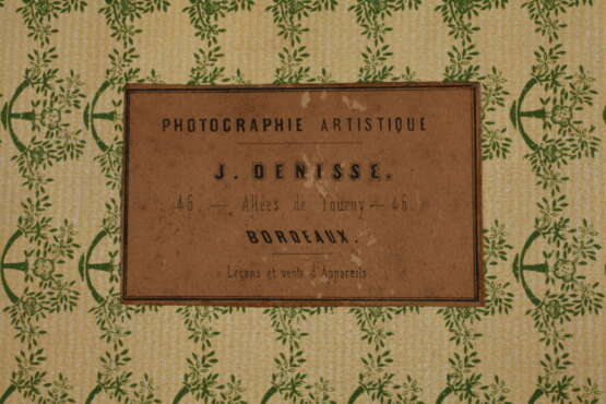 Paar übermalte Fotografien um 1860 - photo 4