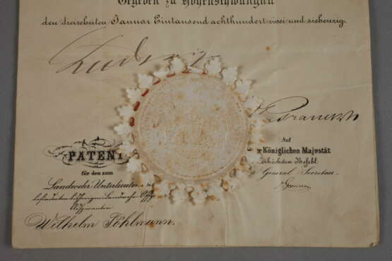 Autogramm Ludwig II. von Bayern - photo 2
