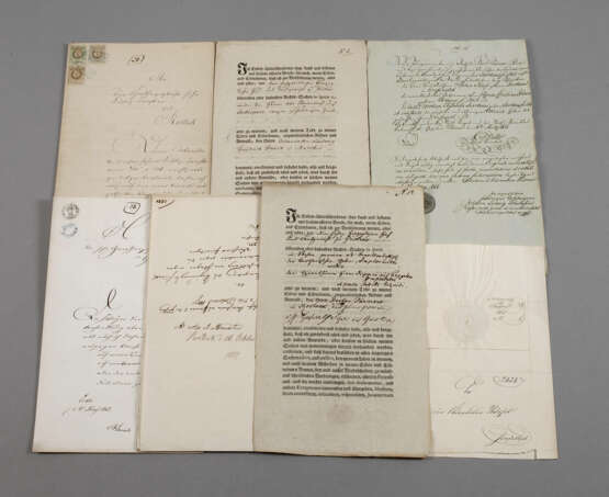 Konvolut historische Dokumente Mecklenburg - Foto 1