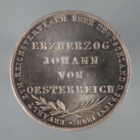 Zwey Gulden Frankfurt 1848 - Foto 1