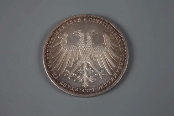 Zwey Gulden Frankfurt 1848 - Foto 3