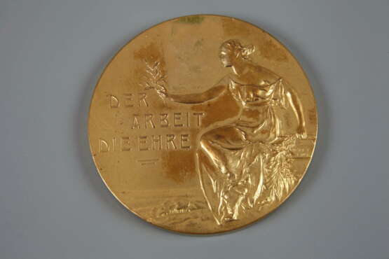 Medaille Gewerbeverein Weimar 1908 - Foto 3
