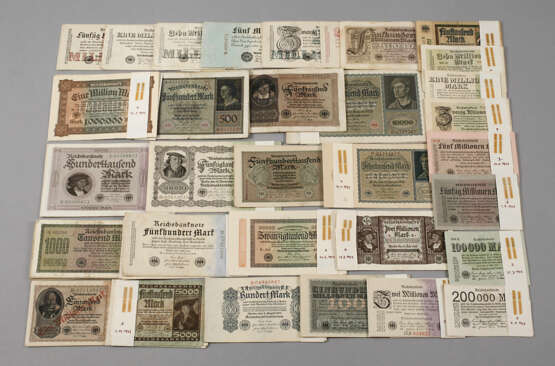 Großes Konvolut Reichsbanknoten - Foto 1