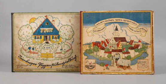 Zwei Nürnberger Bilderbücher mit Steckfiguren - photo 1