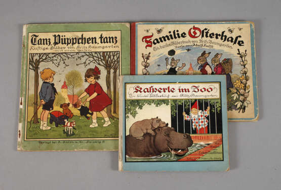 Drei Kinderbücher Fritz Baumgarten - Foto 1