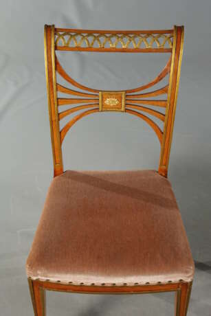 Sechs klassizistische Stühle  - photo 6