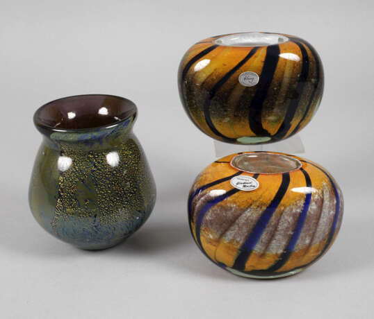 Drei Vasen Studioglas - photo 1