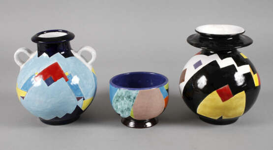 Drei Teile Keramik Wojtek Bersz - Foto 1