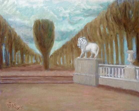 Painting “The Luxembourg garden, the landscape of the lion.”, Canvas, Oil paint, Neo-impressionism, Landscape painting, 2015 - photo 1