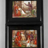 Zwei Porzellanbildplatten mit Szenen aus Shakespeares Othello - фото 1